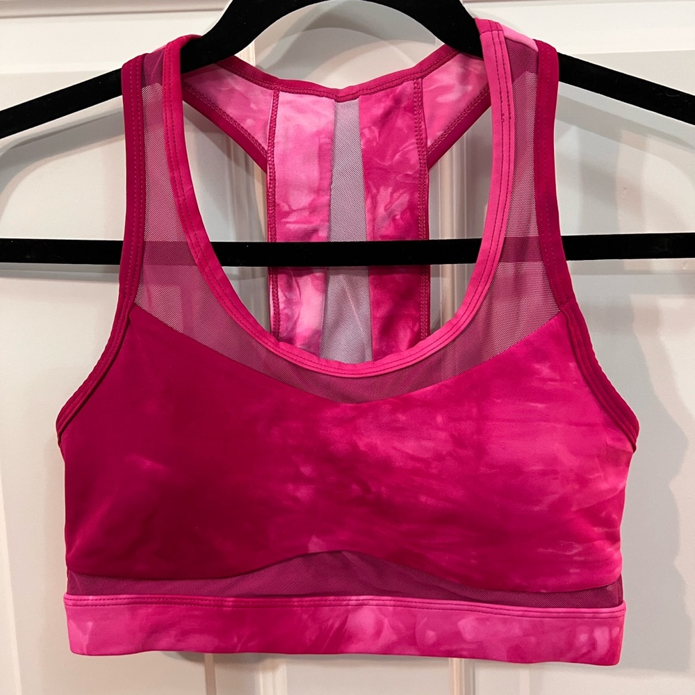 Fuchsia Hendrix Mesh Light n Tight Bra